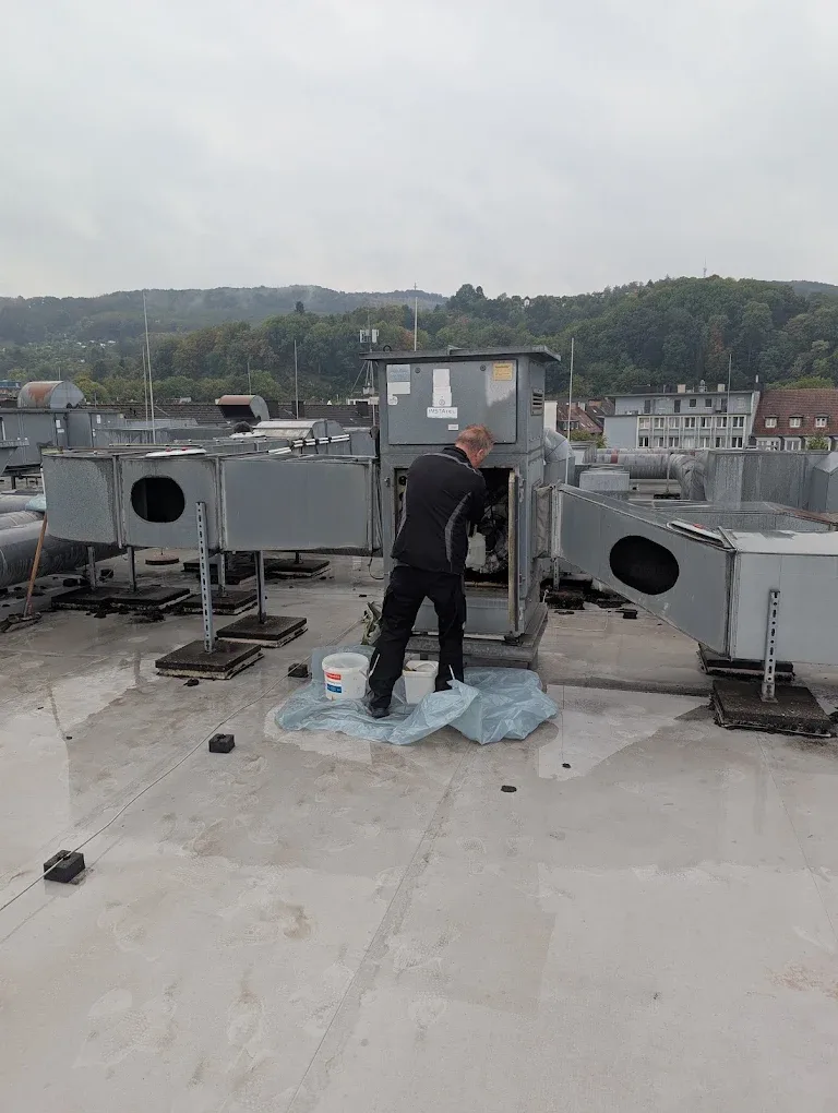 Nachher: Dachventilator 3, Grossauftrag Blumenparadies, Witten